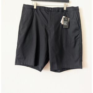 PUMA Dealer Elevated Style Golf Shorts Size 40 Black 10" Inseam New